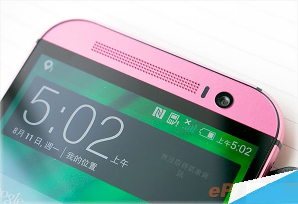 粉嫩魅力！HTC One M8梦幻粉真机图赏