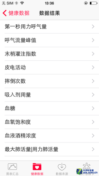 健康新增/输入预测开关 iOS8 Beta5体验 