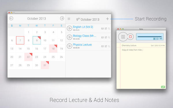 best app to record lectures on mac