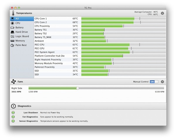 Temperature Gauge Pro for Mac(电脑温度显示软件) v2.73 苹果直装激活版