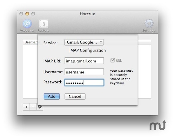 Horcrux Email Backup mac版下载 Horcrux Email Backup for mac(邮件处理软件) V4.1.21 苹果电脑版