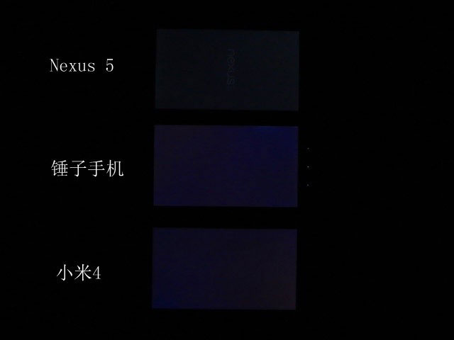 JDI夏普LG之战 米4/锤子/Nexus 5屏对比 