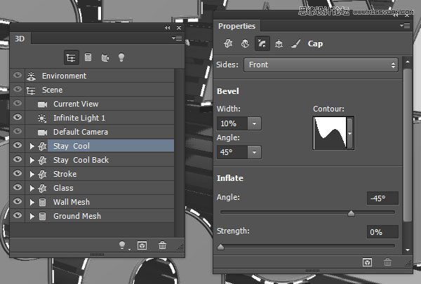 Photoshop设计漂亮创意的3D立体艺术字教程
