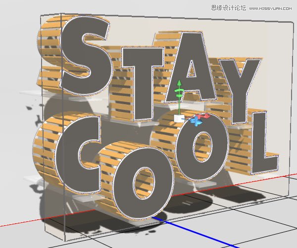 Photoshop设计漂亮创意的3D立体艺术字教程