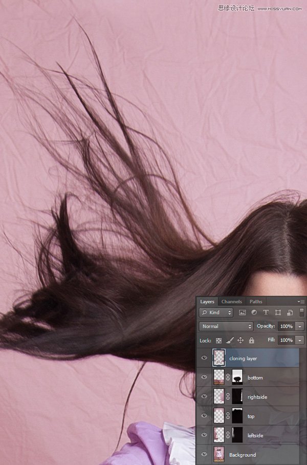 Photoshop把杂乱的人像背景处理地更加美观