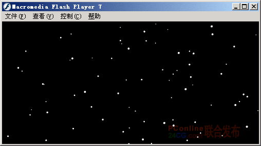 Flash制作漫天飞雪的视觉效果