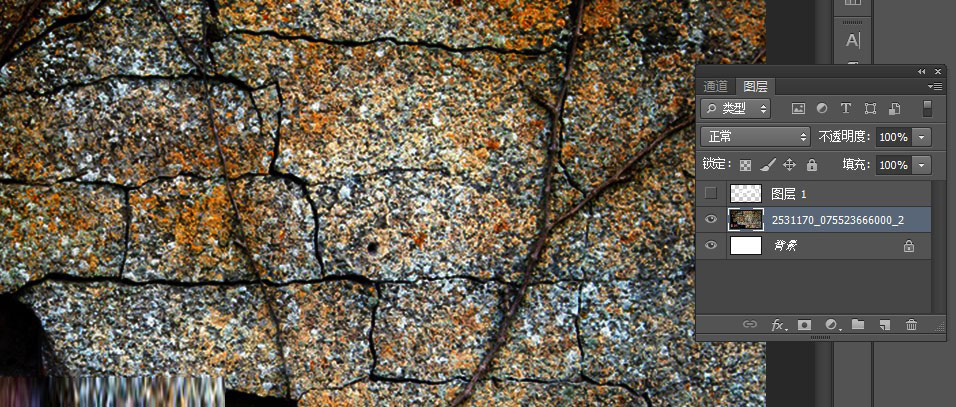 Photoshop制作颓废风格的墙面粉笔艺术字教程