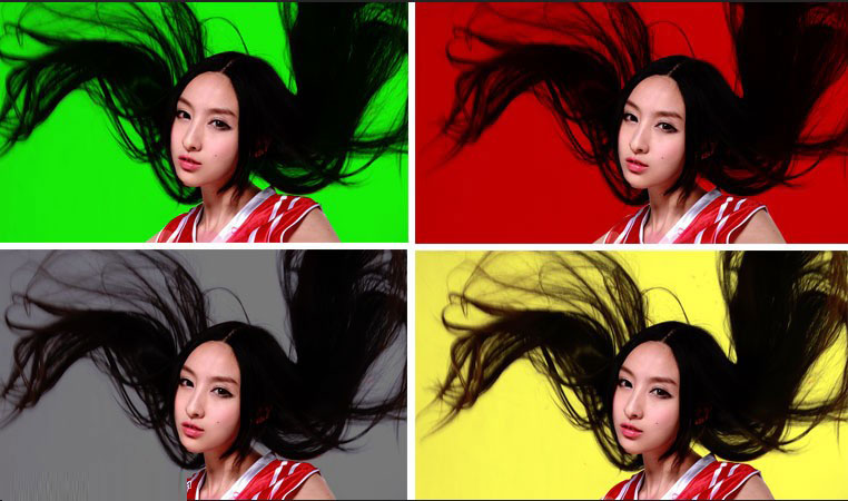 photoshop发丝抠图教程：美女人像头发丝抠图处理技巧”