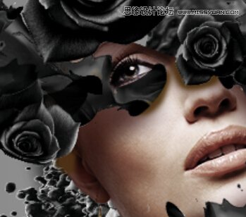 用Photoshop合成超酷的泼墨效果的流体风格海报