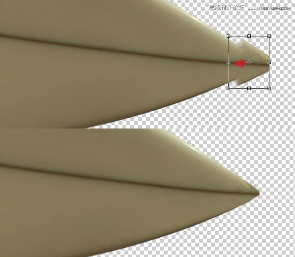 Photoshop合成从水花中冲出抱着滑板的海边美女