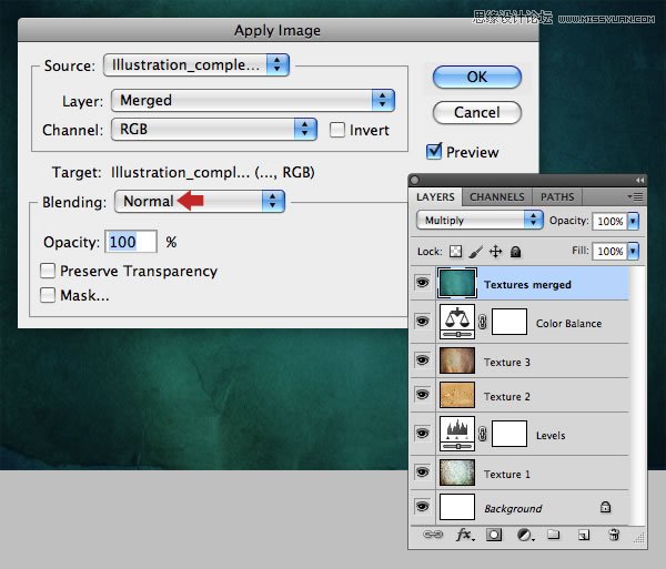 Photoshop合成从水花中冲出抱着滑板的海边美女