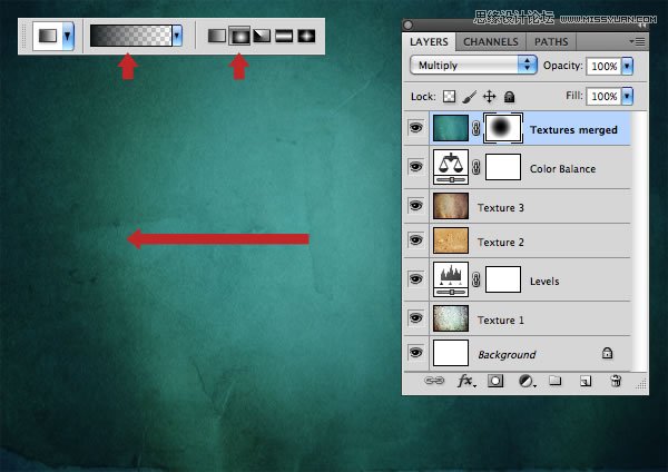 Photoshop合成从水花中冲出抱着滑板的海边美女