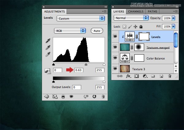 Photoshop合成从水花中冲出抱着滑板的海边美女