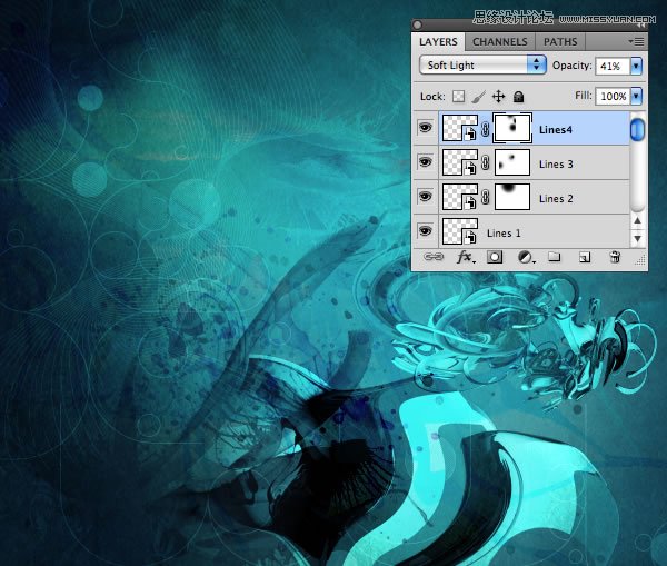 Photoshop合成从水花中冲出抱着滑板的海边美女