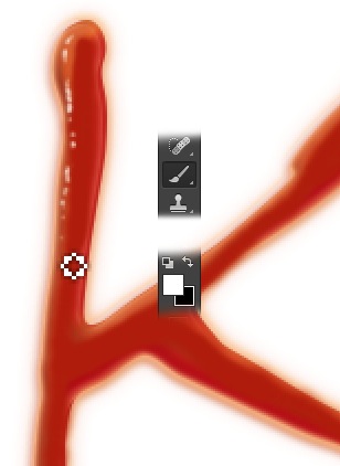 PS制作创意漂亮的番茄酱文字效果