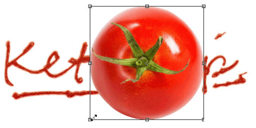 PS制作创意漂亮的番茄酱文字效果