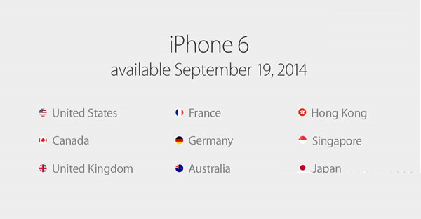 iphone6上市时间 iphone6中国大陆上市时间