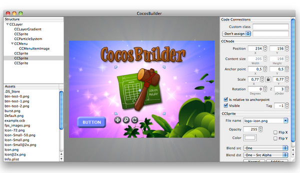 CocosBuilder for Mac V3.0 苹果电脑版
