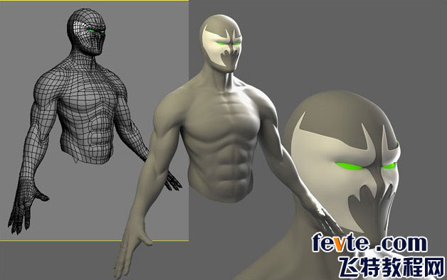 3ds Max打造超酷闪灵悍将 脚本之家 角色教程