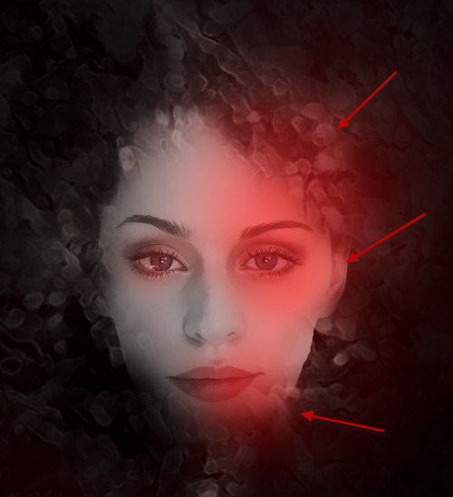 Photoshop合成超酷的冰与火交融的创意头像教程