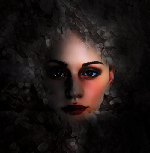 Photoshop合成超酷的冰与火交融的创意头像教程