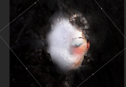 Photoshop合成超酷的冰与火交融的创意头像教程