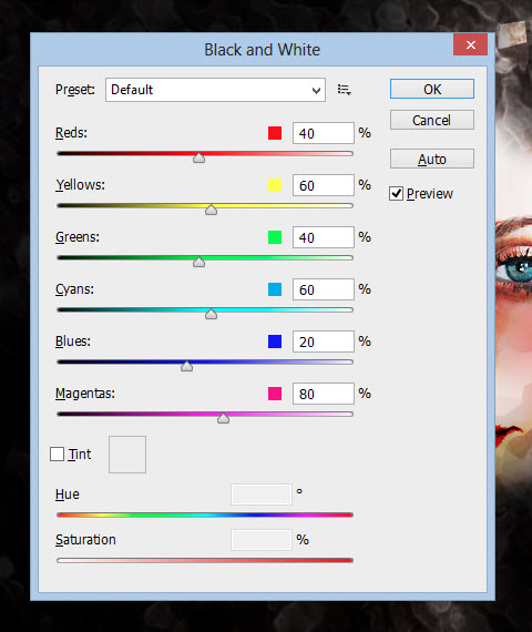 Photoshop合成超酷的冰与火交融的创意头像教程