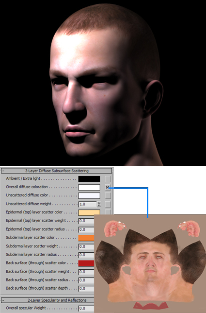 3DSMAX的mental ray皮肤3S材质详解 脚本之家 3DSMAX材质教程