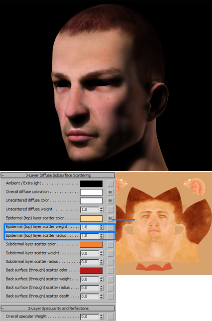 3DSMAX的mental ray皮肤3S材质详解 脚本之家 3DSMAX材质教程