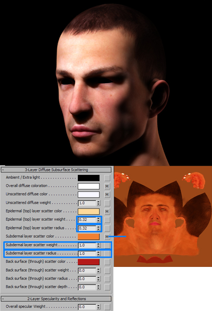 3DSMAX的mental ray皮肤3S材质详解 脚本之家 3DSMAX材质教程