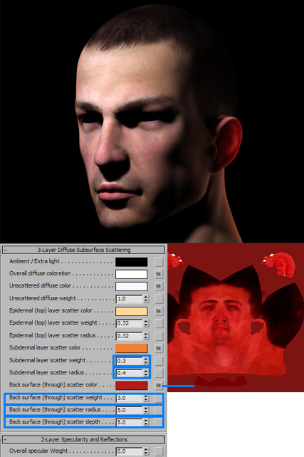 3DSMAX的mental ray皮肤3S材质详解 脚本之家 3DSMAX材质教程