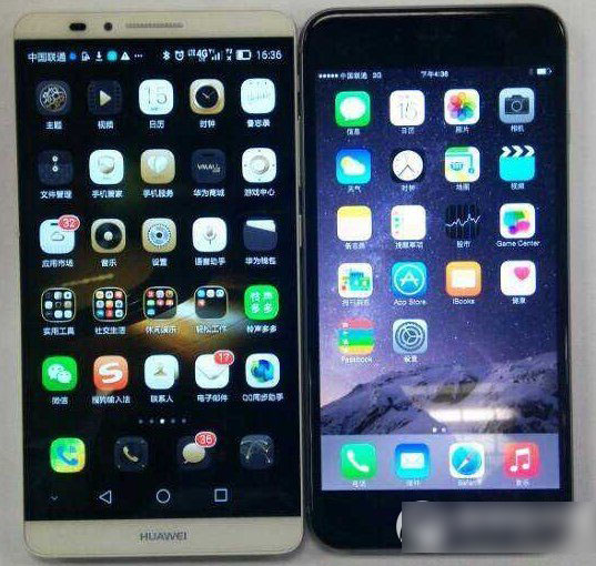 华为mate7和iphone6哪个好？华为mate7和iphone6对比评测1