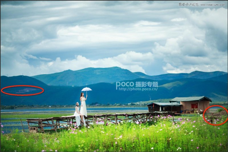 Photoshop调出外景人物照片漂亮唯美的蓝色调效果