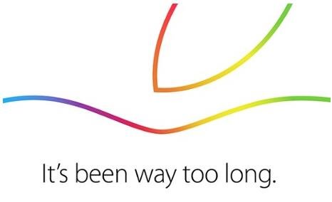 苹果发邀请函久违了  确认10月16号发布新款iPad平板电脑