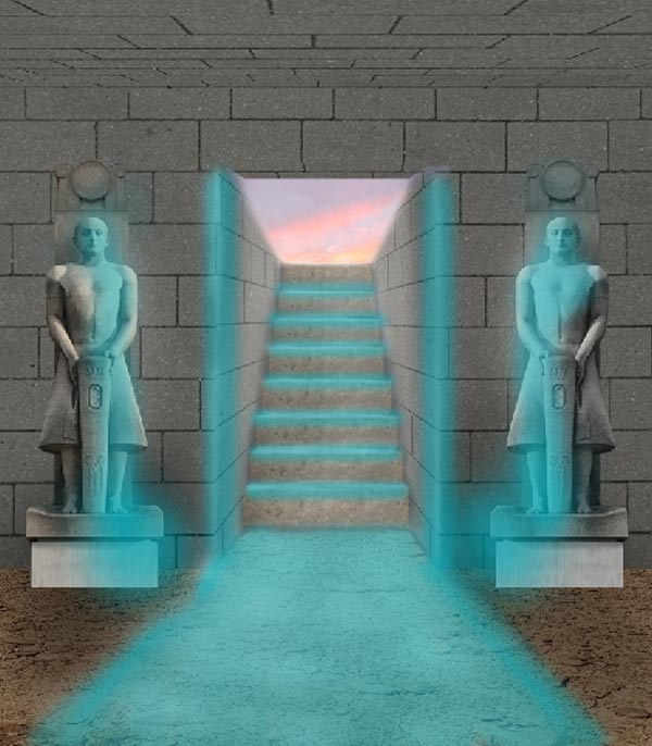 教你用PS合成5000年前古老神秘的埃及古墓