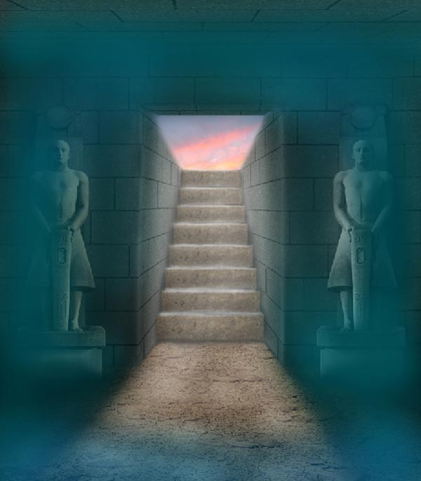 教你用PS合成5000年前古老神秘的埃及古墓