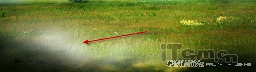 Photoshop合成在大草原上漂浮的岛屿奇幻场景