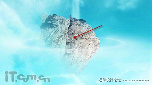 Photoshop合成在大草原上漂浮的岛屿奇幻场景