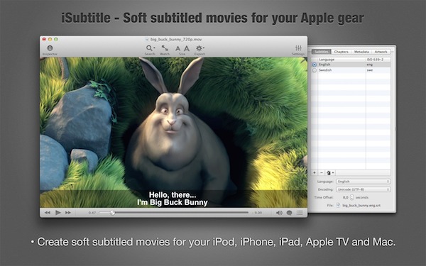iSubtitle for mac(视频编辑软件) V3.3.2 苹果电脑版