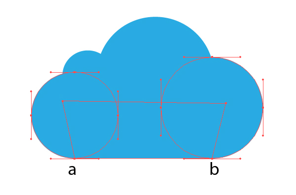 AI绘制玻璃质感云图标 脚本之家 AI实例教程 glass cloud 04