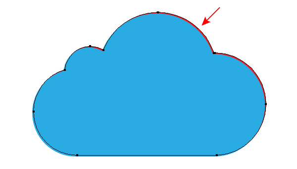 AI绘制玻璃质感云图标 脚本之家 AI实例教程 glass cloud 06