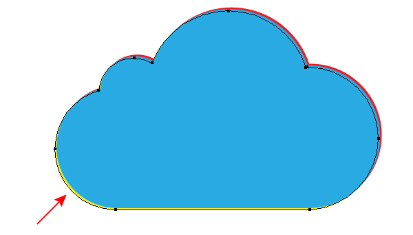 AI绘制玻璃质感云图标 脚本之家 AI实例教程 glass cloud 07