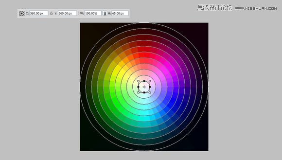 Photoshop绘制超逼真的色轮 色环配色表效果图 Photoshop教程 脚本之家
