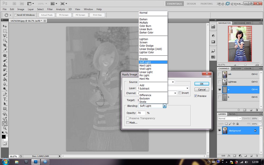 Photoshop调出漂亮可爱妹妹的通透糖水肤色效果