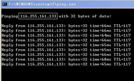 ping IP地址一切正常