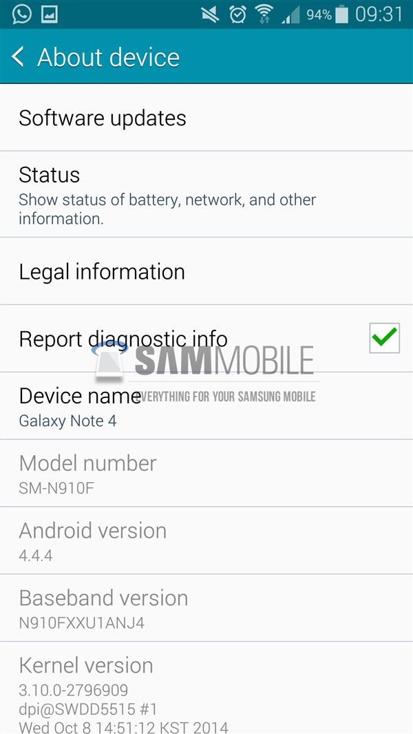 Galaxy Note 4未上市先升级：电池更凶猛了