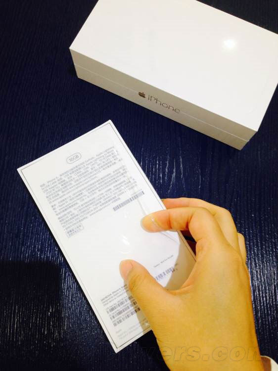 国行iPhone 6首发开箱图赏！有本事你激活啊