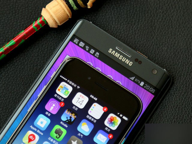 ������������� iPhone 6�Ա�����Edge 