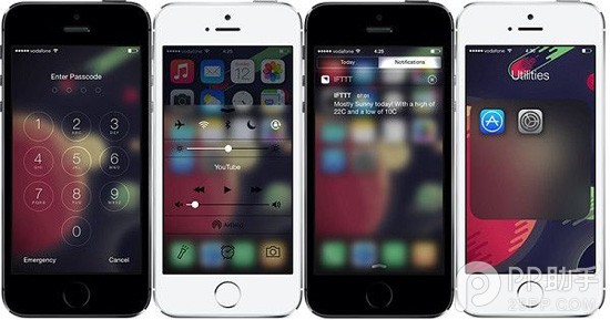 iOS7越狱插件Flurry 可让控制每个界面的虚化效果