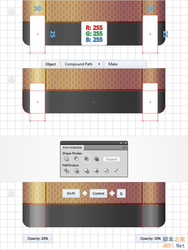 Illustrator绘制复古风格的打火机图标,PS教程,思缘教程网